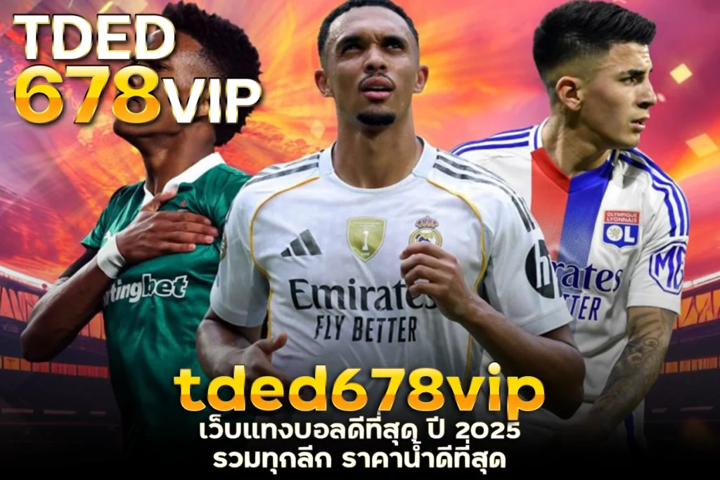 tded678vip tded678vip เว็บแทงบอลดีที่สุด ปี 2025 รวมทุกลีก ราคาน้ำดีที่สุด