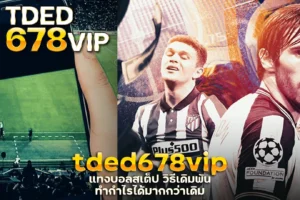 tded678vip tded678vip แทงบอลสเต็ป วิธีเดิมพัน ทำกำไรได้มากกว่าเดิม
